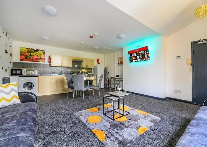 -f5gh- For Relaxed & Cosy Stay, Free Parking, Wifi Apartment Leeds (West Yorkshire)