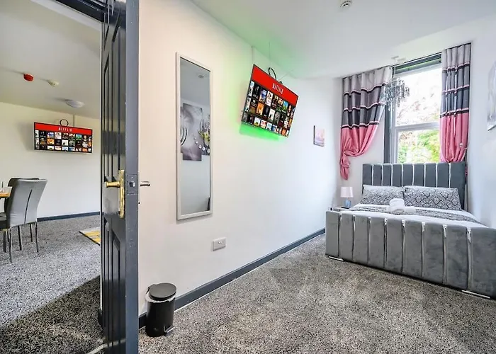 -f5gh- For Relaxed & Cosy Stay, Free Parking, Wifi Lejlighed *